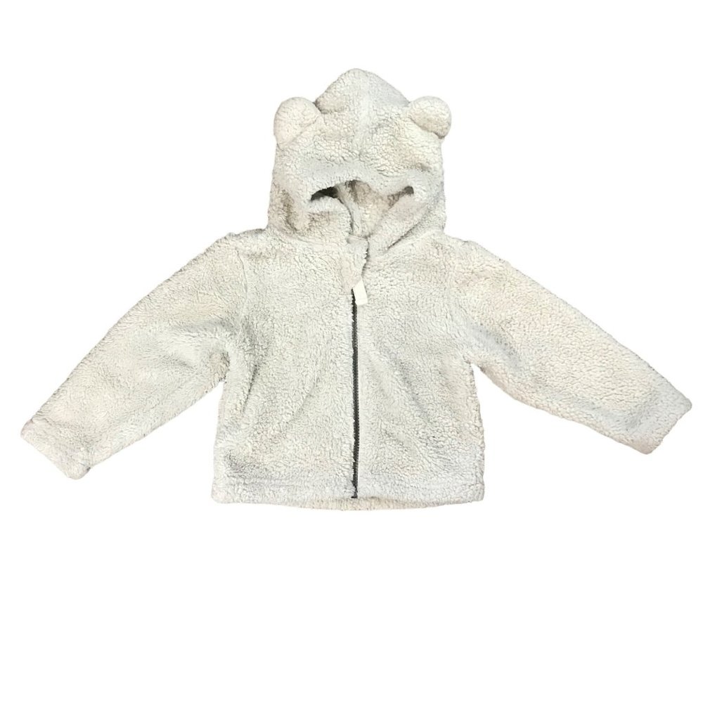 Hanna Andersson Fuzzy Fleece Hooded with Bear Ears Size 60cm/US 3-6 Months